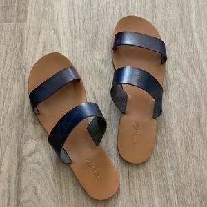 J. Crew Navy Blue Sandals Size 9